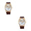 2Pièces Mode Quartz Motif Chat Bracelet PU 3