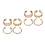 8Pièces Oreilles Métal Clips Perçage Raffinés 6