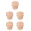 5Pièces Plateau Bois Beige Serviteur Multi-Usage Crâne Halloween 7
