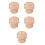 5Pièces Plateau Bois Beige Serviteur Multi-Usage Crâne Halloween 10