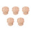 5Pièces Plateau Bois Beige Serviteur Multi-Usage Crâne Halloween 4