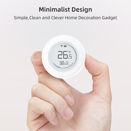 Portable ZigBee Temp & Humidity Sensor, White, ABS, 75x60x50mm 1