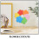 72Pièces Fleurs En Mousse Découpes DIY Pour Décor Tableau Et Classe 7