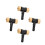 4Pièces Embouts Gonfleur Métalliques Rapide Anti- 4