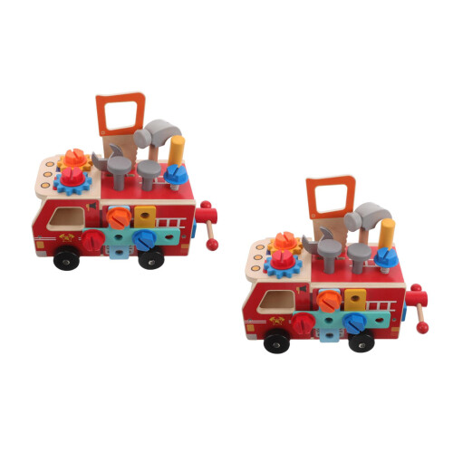 2Ensembles Jeu De En Bois Multi Couleurs Outils Montessori Stem 2