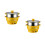 2Pièces Marmite Cuisine Acier Inoxydable Double Couches 8