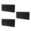3Pièces Ventilateur D'échappement ABS Noir Rectangulaire Pour 7