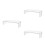 3Pièces Coussin Transparent Support Main Confort 7