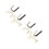 2Pièces Support Violon Pliable ABS Avec Mousse Épaisse Portable 4