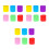 3Pièces Papier Crépon Multicolores Pour 3