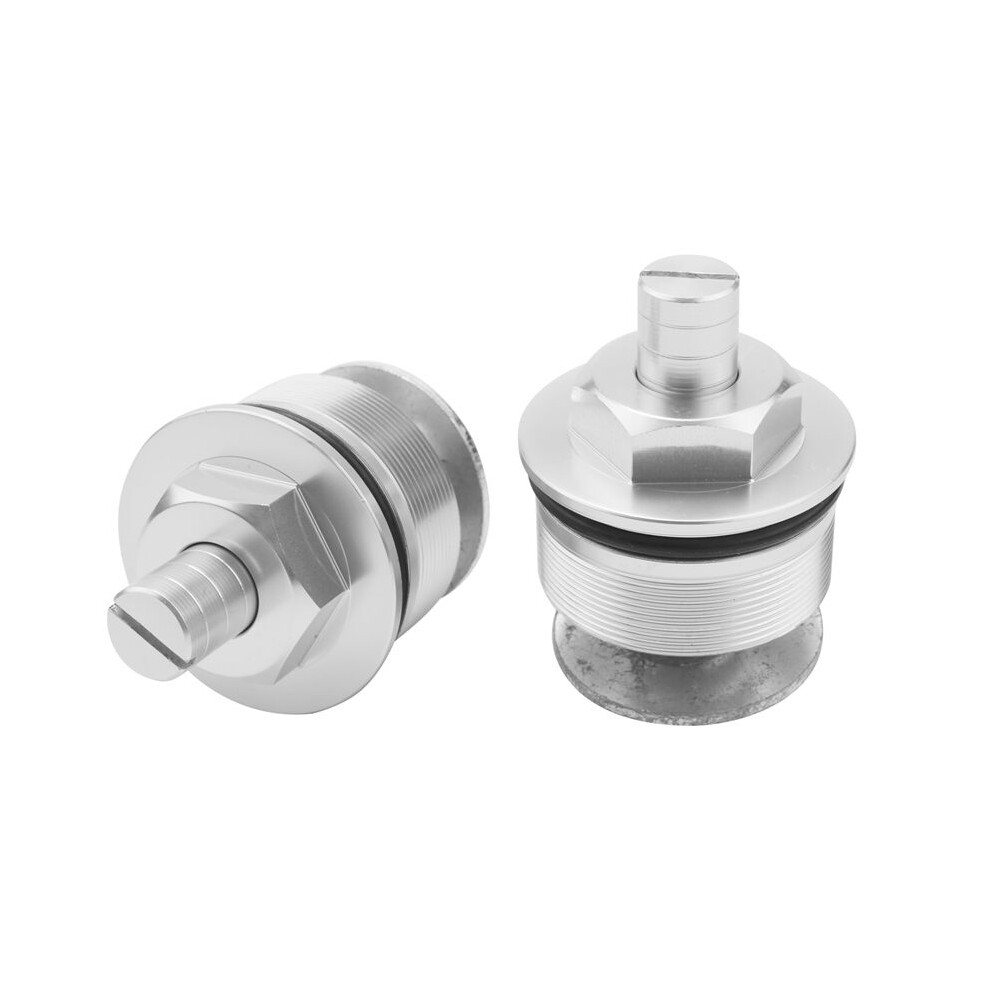 41Mm Motorcycle Front Screw Fork Cover Cap Preload Adjusters Bolts For Cb400(Silver) Silver 6031088606567