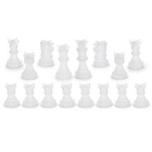 Chess Mold for Resin Silicone Chess Resin Mold Chess Crystal Epoxy Casting Molds for DIY Crafts Making Birthday Gift