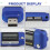 Mp3 Player 4GB U Disk Music Player Supports Replaceable AAA Battery, Recording () 2