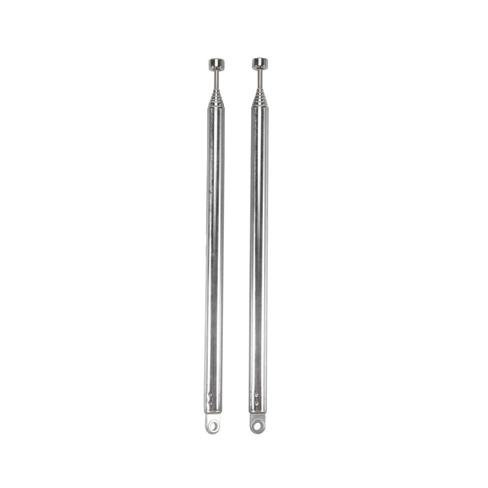 2Pcs 7 Section Am Radio, Fm, Tv Expansion Antenna Aerial 66Cm Long 4713534881170