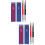 2Sets Robuste Mechanische Bleistifte 2Mm Mit Schwarzer Und Roter Mine 9