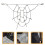 8Stk Silberne Jeanskette Mit Spider Web Look Für Party 11