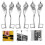 20Paare Elegant Silberne Zipper Pulls Für Koffer Rucksäcke 11