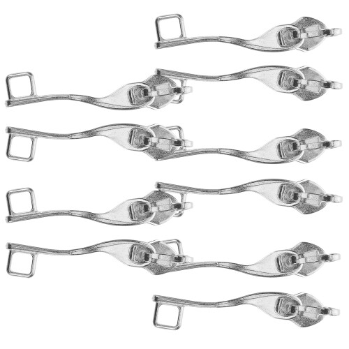 20Paare Elegant Silberne Zipper Pulls Für Koffer Rucksäcke 2