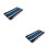 2Stk Herren Schal Gestreift Warm Vielseitig Mehrfarbig 8