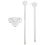 2Pièces Bras Mobile Pour Lit Bébé En Bois Robuste Base Nuage 1