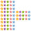 60Pcs Multi-Function Assorted Color Thumbtacks Lightweight Push Pins 9