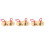 3Pièces Ensemble Cymbales Main Dorées Instrument Percussion Enfant 5