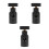 3Pièces Connecteur Soda Bouteille Noir Métal Robuste 7