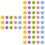 60Pcs Multi-Function Assorted Color Thumbtacks Lightweight Push Pins 8