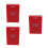 3Pièces Stations D'alerte Manuel Fer Rouge Usage 10
