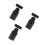 3Pièces Connecteur Soda Bouteille Noir Métal Robuste 9