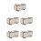 5Pièces Boîtes Collection Voitures Modèles Plastique Transparent Gris 7