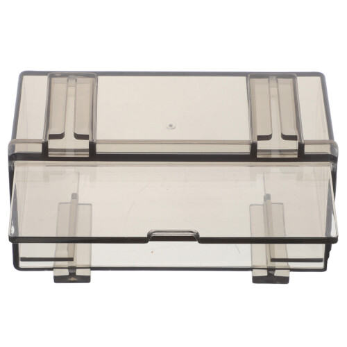5Pièces Boîtes Collection Voitures Modèles Plastique Transparent Gris