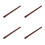 4Pièces Flûte Transverse Bambou Café D Pour Chinoise Débutants 5