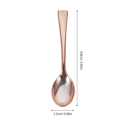 100Pièces Cuillères Dégustation Rose Gold Pour Mariage 1