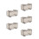 5Pièces Boîtes Collection Voitures Modèles Plastique Transparent Gris 10
