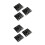 6Pièces Support TV LCD Métal Noir Pour Maison Commerce 8