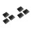 6Pièces Support TV LCD Métal Noir Pour Maison Commerce 4