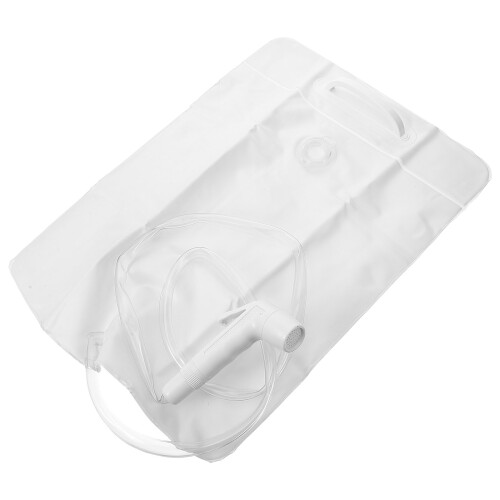 2Ensembles Douche Portable PVC Blanche Outdoor Camping