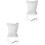 2Ensembles Douche Portable PVC Blanche Outdoor Camping 5