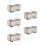 5Pièces Boîtes Collection Voitures Modèles Plastique Transparent Gris 6