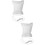 2Ensembles Douche Portable PVC Blanche Outdoor Camping 9