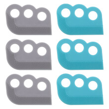6Pièces Outil Élimination Poils Animaux Croix-Surface Coloré