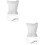 2Ensembles Douche Portable PVC Blanche Outdoor Camping 8
