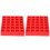 4Pièces De Rangement Rouge Pour Pièces En ABS Multi-Grilles 1