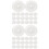 200Pièces Disques De De ABS Transparent Accessoires Légers 6