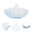 2Pièces Bonnet Douche PP Capuchon Shampooing Réglable 11