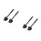 4Pièces Gril Noir Plastique Barbecue Usage Extérieur 6