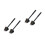 4Pièces Gril Noir Plastique Barbecue Usage Extérieur 8