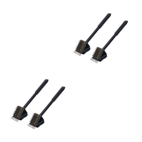 4Pièces Gril Noir Plastique Barbecue Usage Extérieur 2