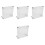 4Pièces Porte-Cd En Transparent Pied Stabilité Maison 5